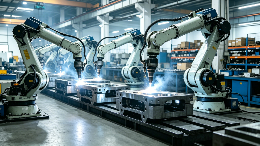 青岛新控打磨机器人铸件系列：铸件毛坯到成品的工序过渡应用解析